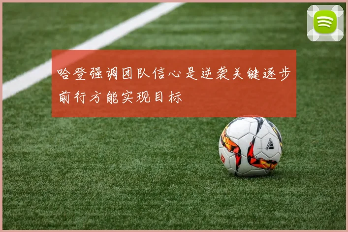哈登强调团队信心是逆袭关键逐步前行方能实现目标